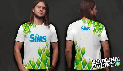 Футболки с полной запечаткой: Sims